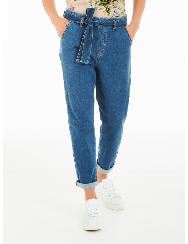 JEANS RAGNO JOGGER DELAVE' D382PN - La Chicchera
